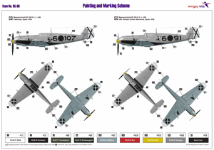 Wingsy Kits D5-09 MESSERSCHMITT Bf 109 E-1 and E-3 Legion Condor 1/48 – image 18