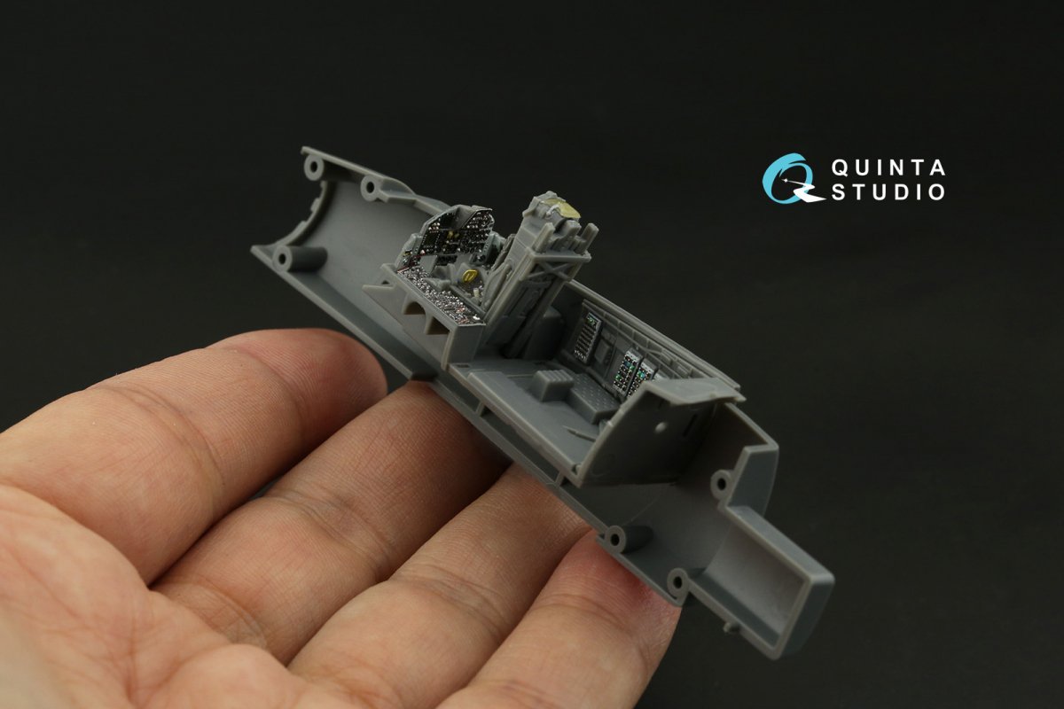Quinta Studio QD72068 F-15C Late/F-15J Late 3D-Printed &amp;amp; colored Interior on decal paper (GWH) 1/72 – image 4