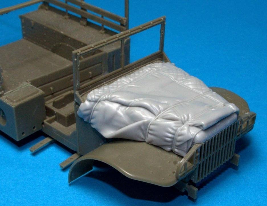 Panzer Art RE35-278 Dodge 3/4 engine deck with winter canvas 1/35 – zdjęcie 4