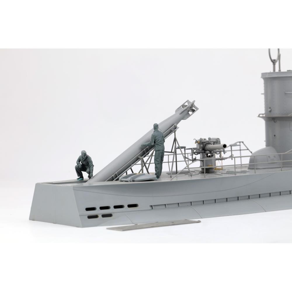 Border Model BR-003 German Submarines &amp;amp; Commanders (Loading) resin figures 5 Pcs. 1/35 – immagine 2