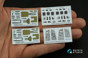 Quinta Studio QD48307 Eurofighter twin seater 3D-Printed colored Interior on decal paper (Revell) 1/48 – image 5