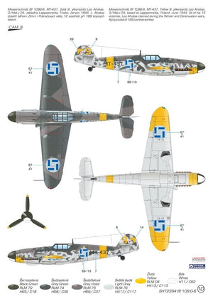 Special Hobby 72394 Messerschmitt BF-109G-6 &amp;#39;Mersu over Finland&amp;#39; 1/72 – zdjęcie 2