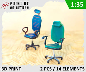 Point of no Return 3524058 Office chairs, two different models 1/35