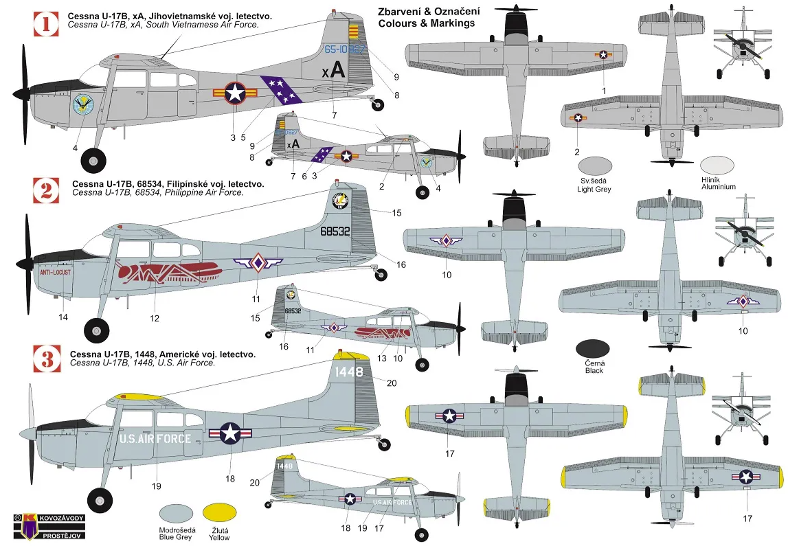 Kovozavody Prostejov KPM0235 Cessna U-17B Skywagon 1/72 – image 2