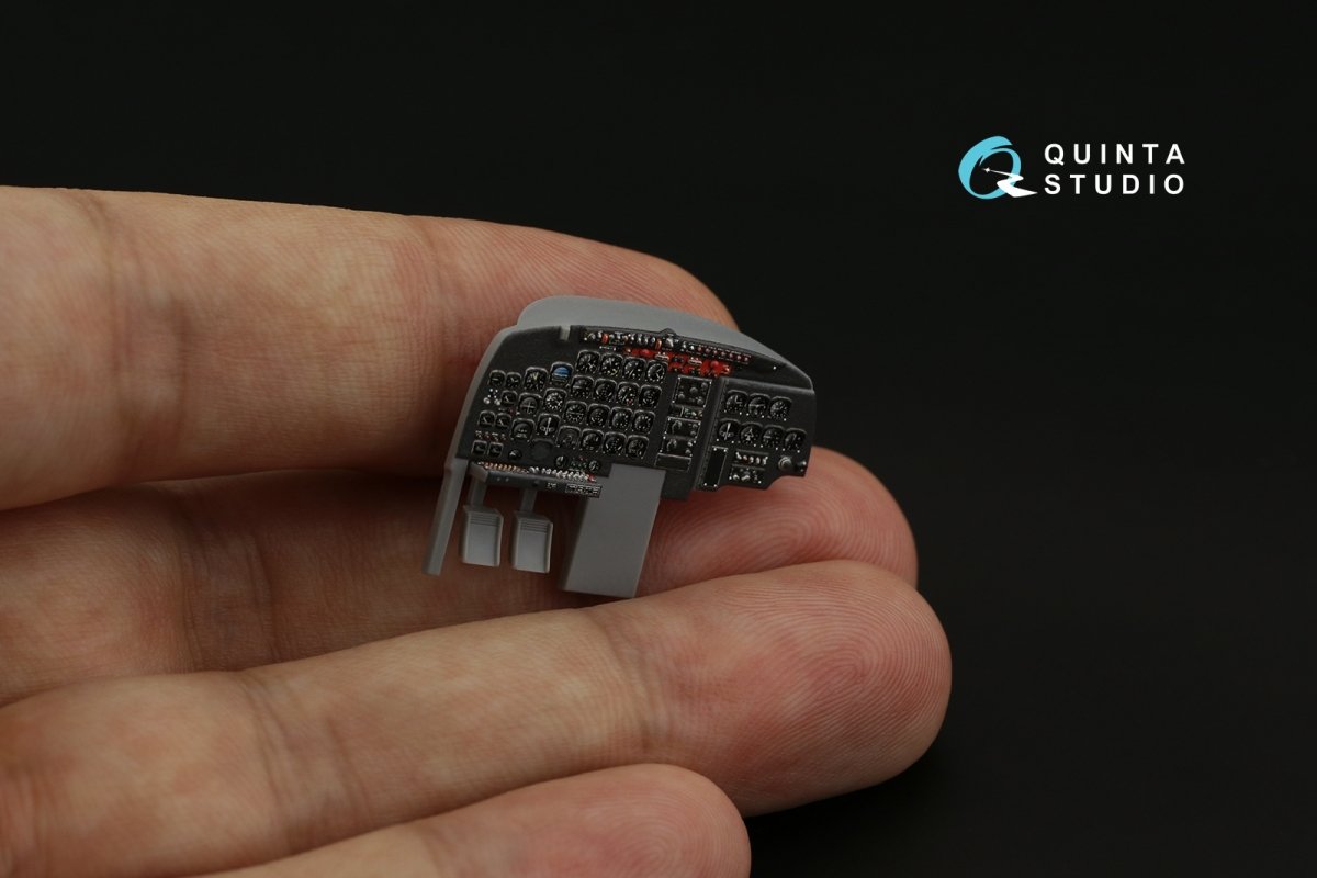 Quinta Studio QDS-48237 B-26K 3D-Printed &amp;amp; colored Interior on decal paper (ICM) (Small version) 1/48 – obrázek 7