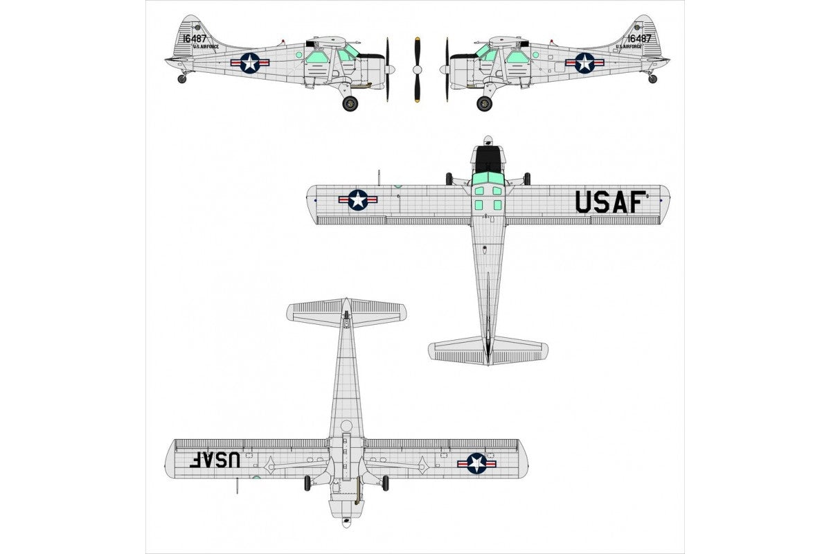 Dora Wings 48059 L-20A/U-6A Beaver 1/48 – imagen 8