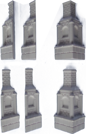 RT-Diorama 35017 Bridge Pillars (6pcs) 1/35 – image 2