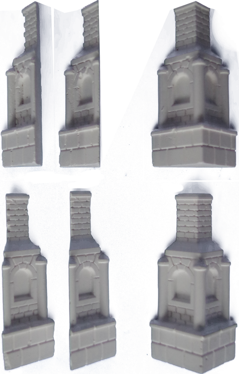 RT-Diorama 35017 Bridge Pillars (6pcs) 1/35 – image 2