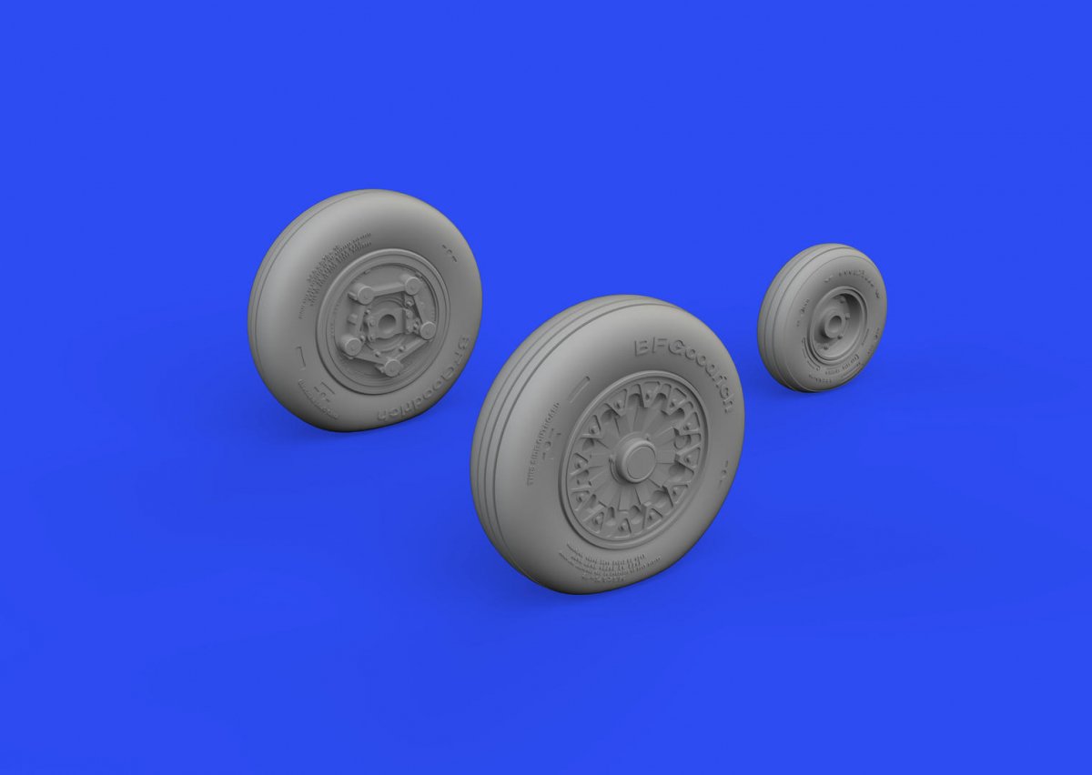 Eduard 648743 F-15A/B wheels GWH 1/48 – image 2