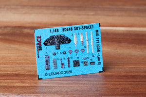 Eduard 3DL48301 MiG-17 F (GDR - Lim 5) Space Set for KINETIC 1/48 – zdjęcie 3