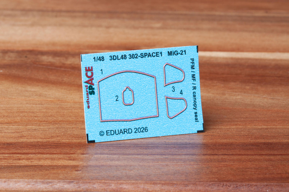 Eduard 3DL48302 MiG-21 PFM / MF / R Canopy Seal Space Set for EDUARD 1/48 – imagen 3