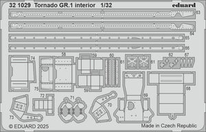 Eduard 321029 Tornado GR.1 interior for ITALERI 1/32