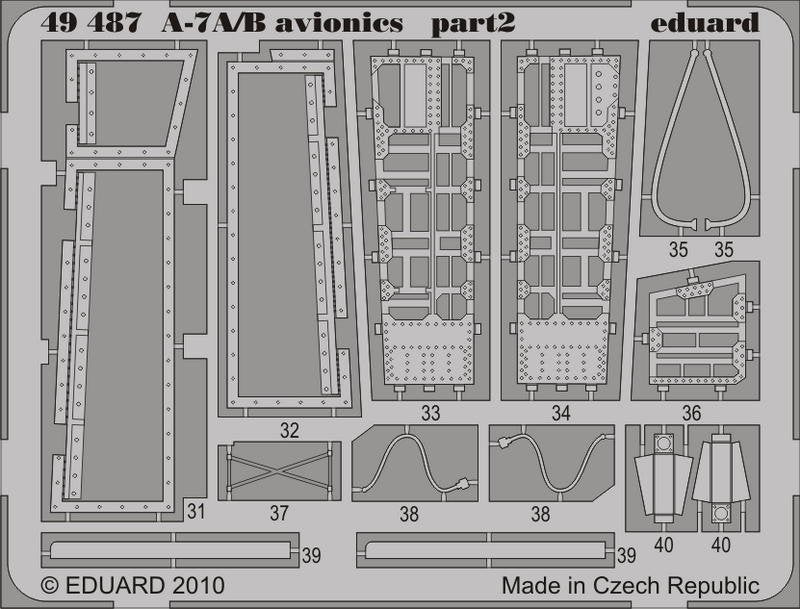 Eduard 49487 A-7A/ B avionics 1/48 Hobby Boss – Bild 2