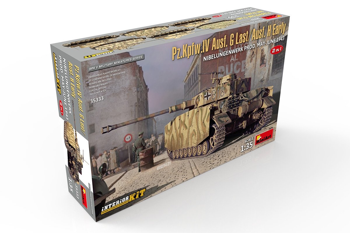 MiniArt 35333 Pz.Kpfw.IV Ausf. G Last/Ausf. H Early. NIBELUNGENWERK PRODUCED BY MAY-JUNE 1943. 2 IN 1 INTERIOR KIT 1/35 – image 25