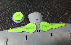 Omask 74806 Fw 190 A-7/A-8/F wheel bay plugs (for Eduard) 1/48 – image 2