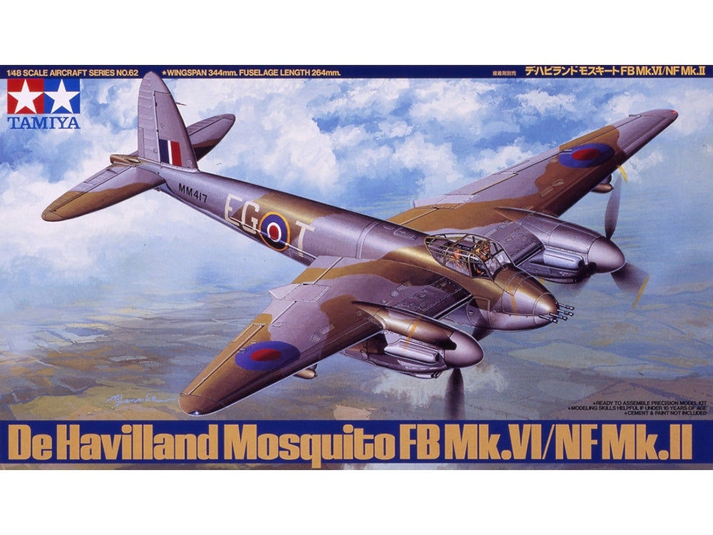 Tamiya 61062 De Havilland Mosquito FB Mk.VI/NF Mk.II 1/48 – image 2