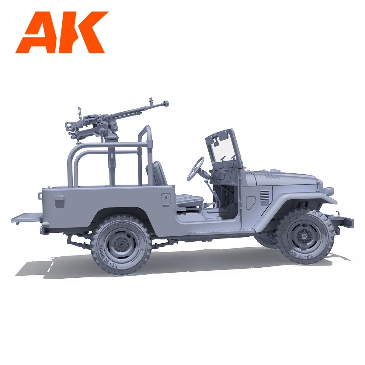 AK Interactive AK35002 FJ43 PICKUP WITH DSHKM 1/35 – image 9