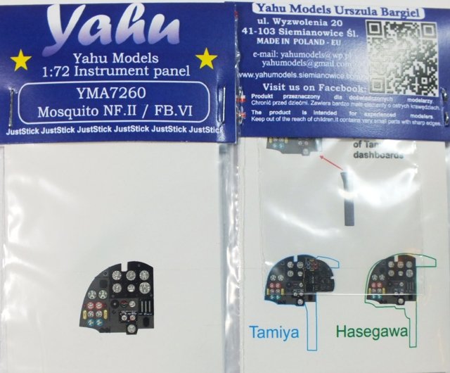 Yahu YMA7260 Mosquito (Tamiya / Hasegawa) 1/72