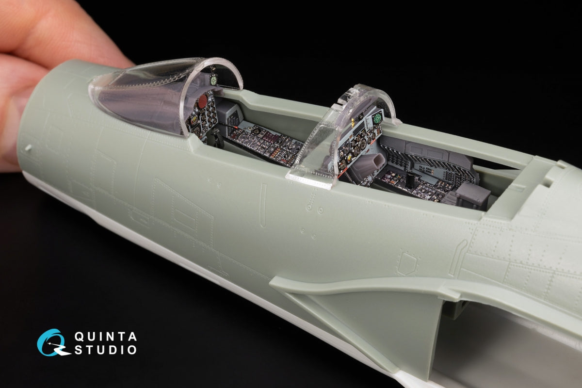 Quinta Studio QDS+48488 F-4D early Phantom II 3D-Printed &amp;amp; colored Interior on decal paper (Academy) (Small version) (with 3D-printed resin parts) 1/48 – obrázek 10