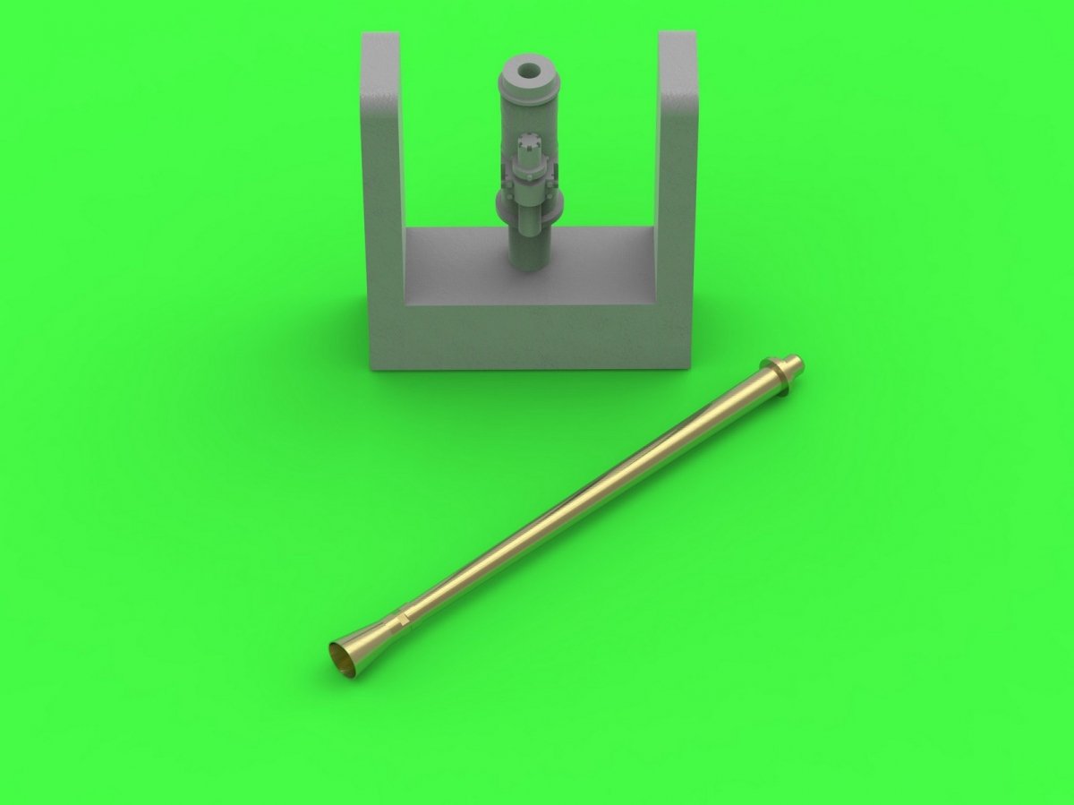 Master GM-72-011 Bofors 40mm Anti-Aircraft Gun Barrel - for Crusader Mk. III AA from IBG and other Bofors 40mm 1/72 kits – image 3