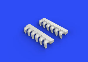 Eduard 672110 Spitfire exhaust stacks - fishtail EDUARD 1/72 – zdjęcie 2