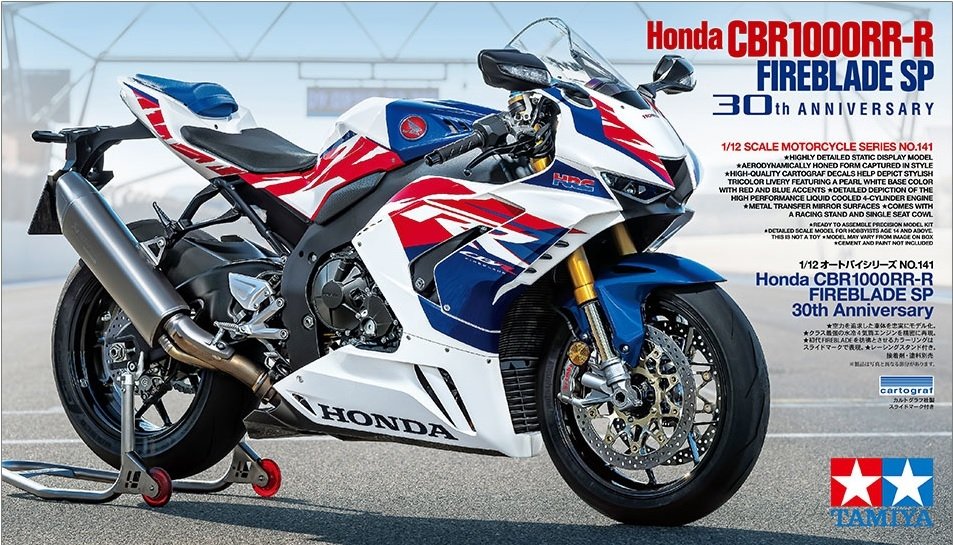 Tamiya 14141 Honda CBR1000RR-R - 30e anniversaire 1/12
