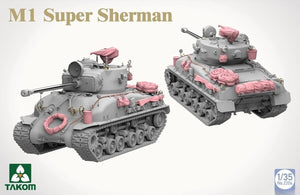 Takom 2205W M4A1(76w)HVSS + M1 Super Sherman + US Army Tank Crewman Sherman Box Limited Edition 1/35 – image 8