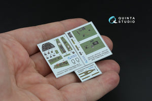 Quinta Studio QD72197 Bristol Beaufighter Mk.VI 3D-Printed &amp;amp; colored Interior on decal paper (Hasegawa/MPM/Hobby2000) 1/72 – image 7