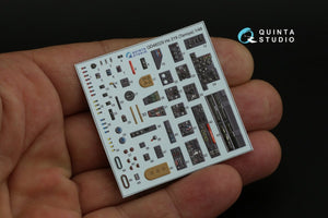 Quinta Studio QD48229 He 219 3D-Printed &amp;amp; colored Interior on decal paper (Tamiya) 1/48 – image 11
