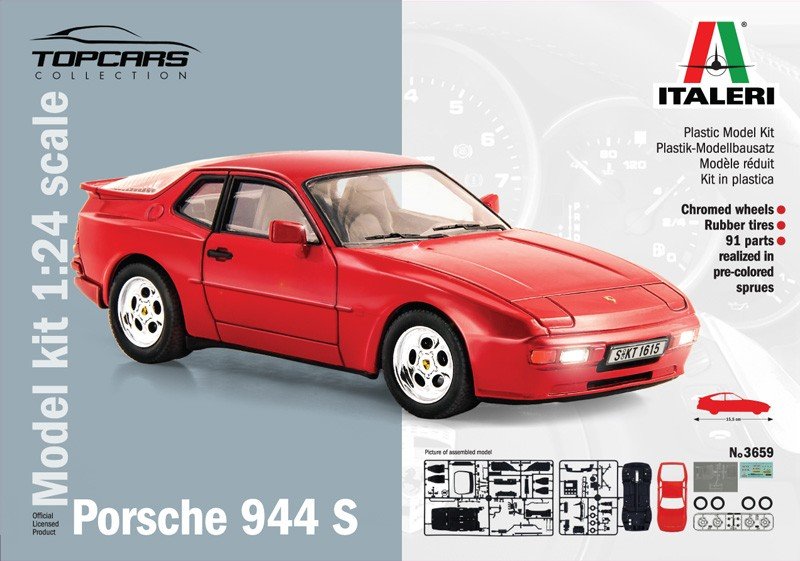 Italeri 3659 Porsche 944 S 1/24