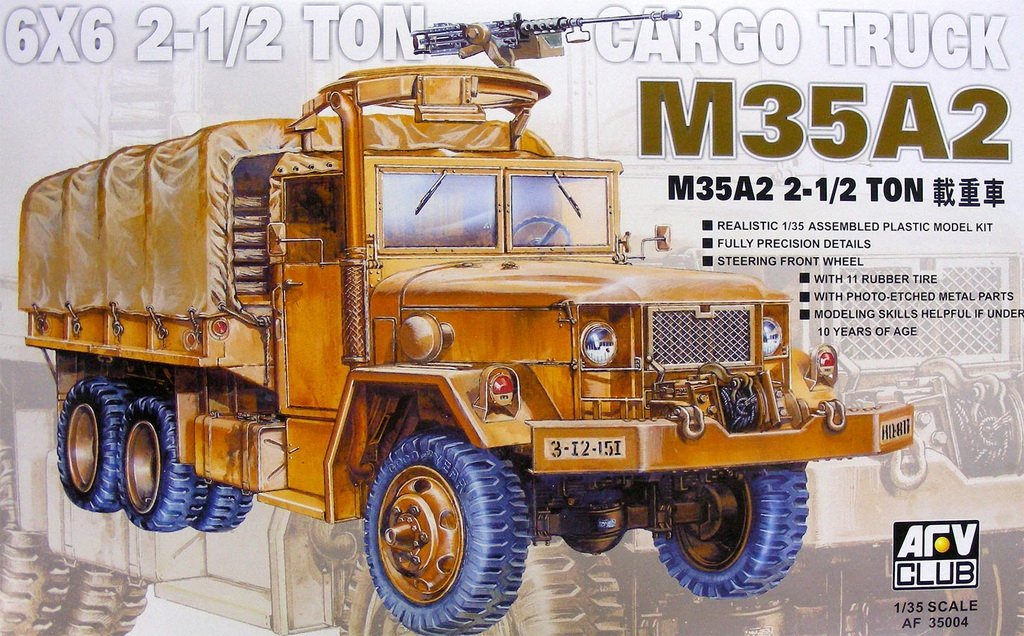 AFV Club 35004 M35A2 2 1/2 T Cargo Truck 1/35