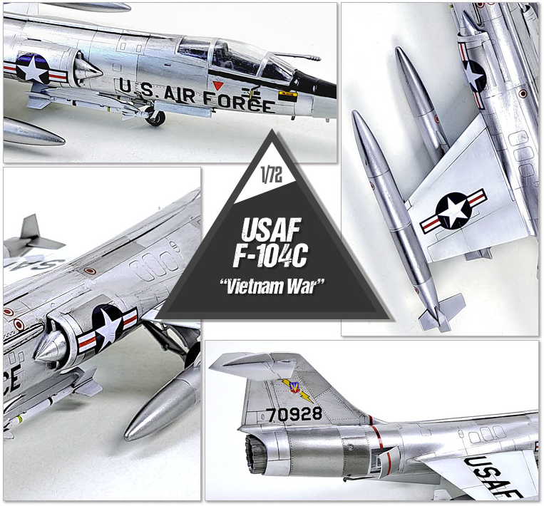 Academy 12576 USAF F-104C Vietnam War 1/72 – image 6