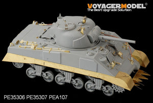 Voyager Model PE35307 WWII US army M4 Mid Tank Skirts For DRAGON 6511 and 6579 1/35 – Bild 5