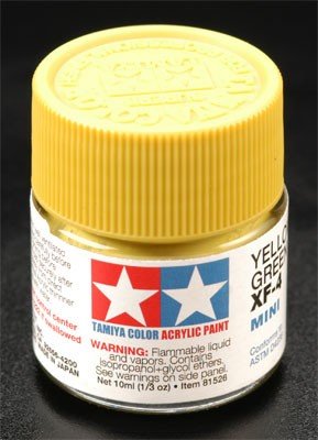 Tamiya XF4 Yellow Green (81704) Acrylic paint 10ml – image 2