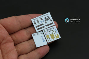 Quinta Studio QD72134 AV-8B late 3D-Printed colored Interior on decal paper (Hasegawa) 1/72 – image 3