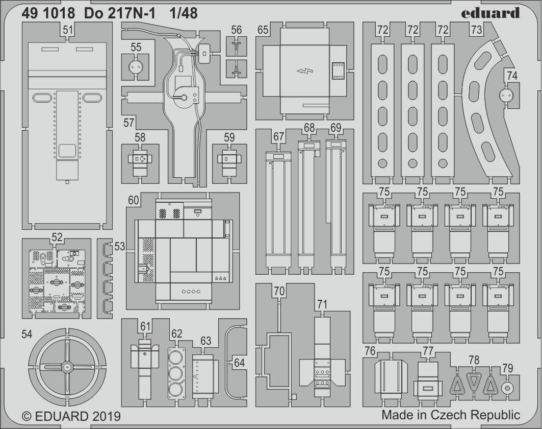 Eduard 491018 For 217N-1 1/48 ICM – Bild 2