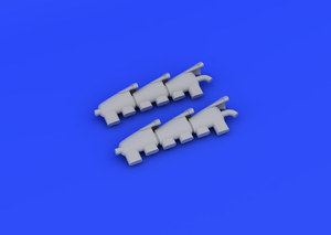 Eduard 648182 Spitfire Mk. V exhaust stacks fishtail 1/48 (AIRFIX) – obrázek 2