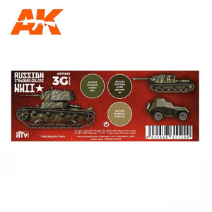 AK Interactive AK11665 3G WWII RUSSIAN STANDARD COLORS 3x17 ml – Bild 2
