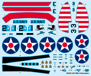 Trumpeter 02226 Douglas TBD-1 Devastator 1/32 – image 3