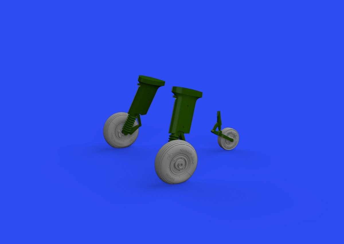 Eduard 648679 Z-126/226 Trainer wheels EDUARD 1/48 – Bild 3