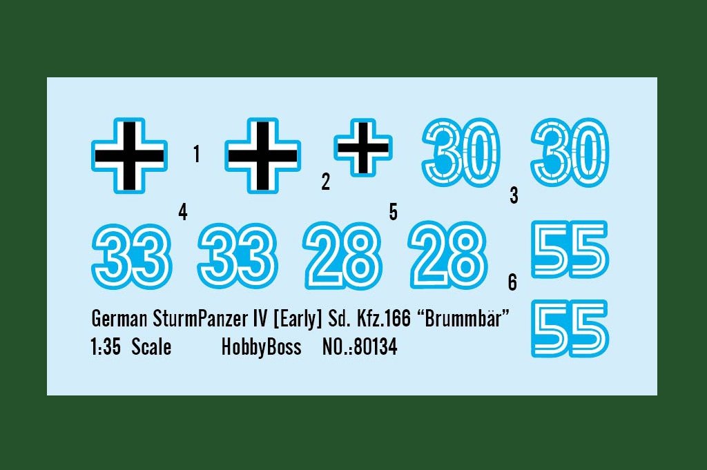 Hobby Boss 80134 German SturmPanzer IV early Sd. Kfz.166 Brummbar – image 3