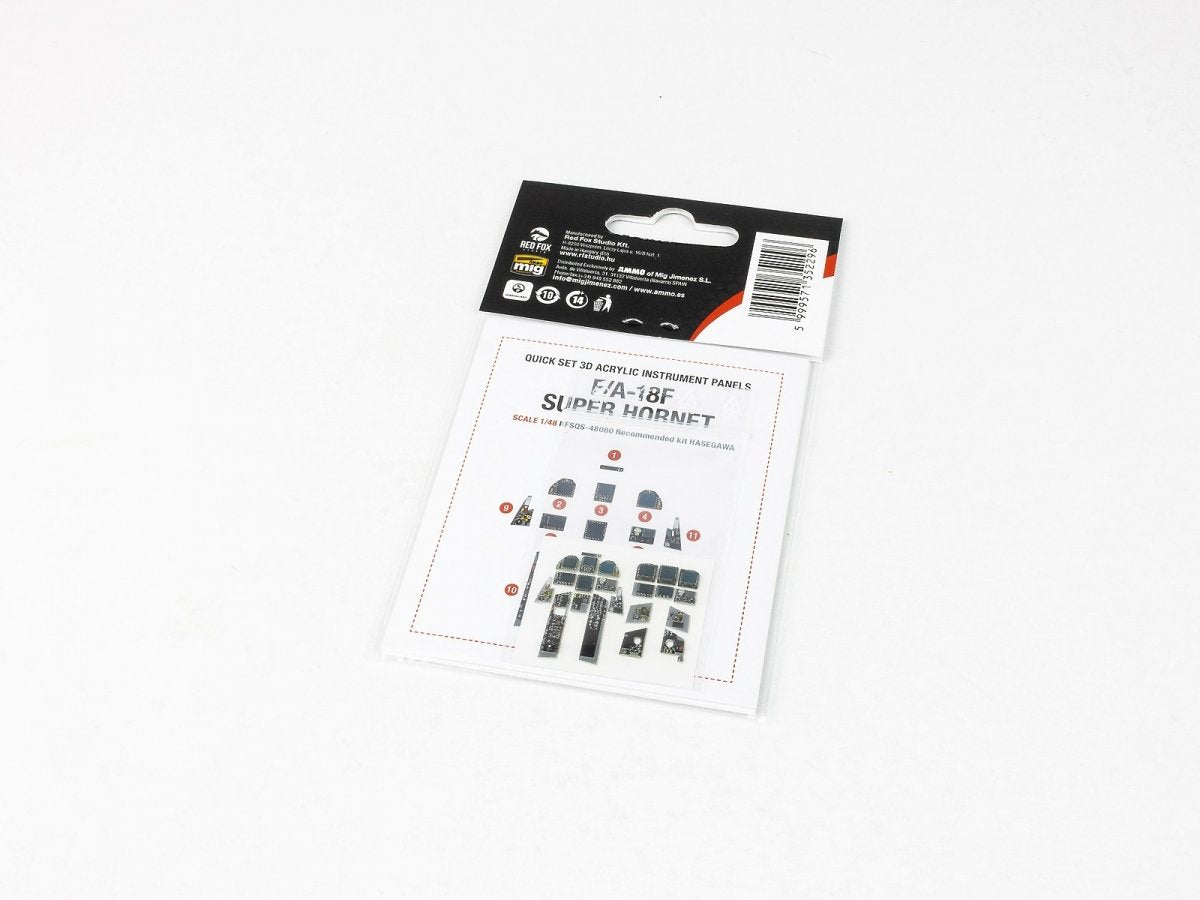 Red Fox Studio QS-48080 F/A-18F Super Hornet Hasegawa 1/48 – obrázek 2