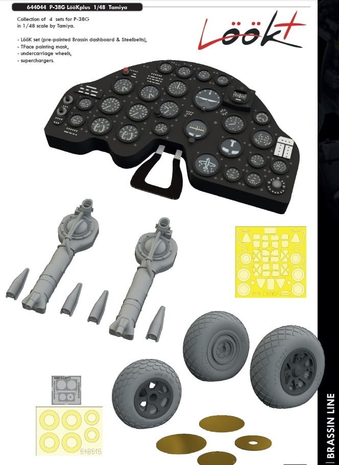 Eduard 644044 P-38G LööKplus 1/48 TAMIYA – image 2