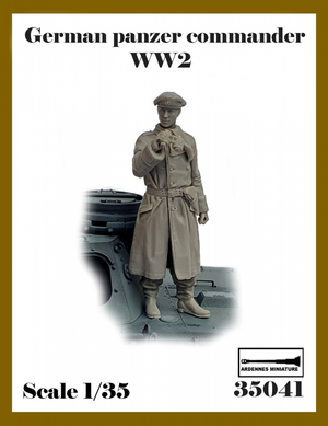 Ardennes Miniature 35041 GERMAN PANZER COMMANDER WW2 1/35