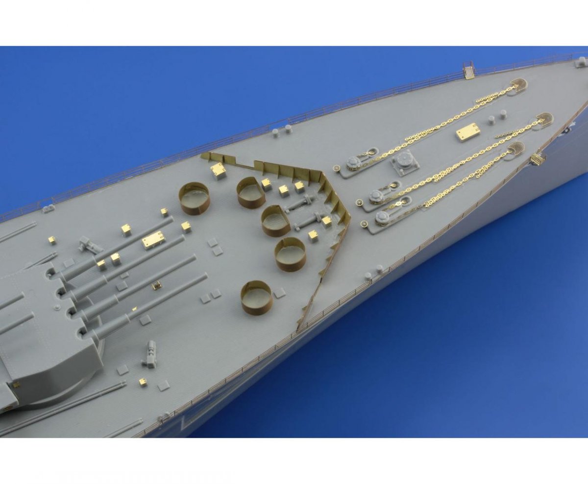 Eduard 53165 HMS King George V cranes &amp;amp; railings TAMIYA 1/350 – imagen 2