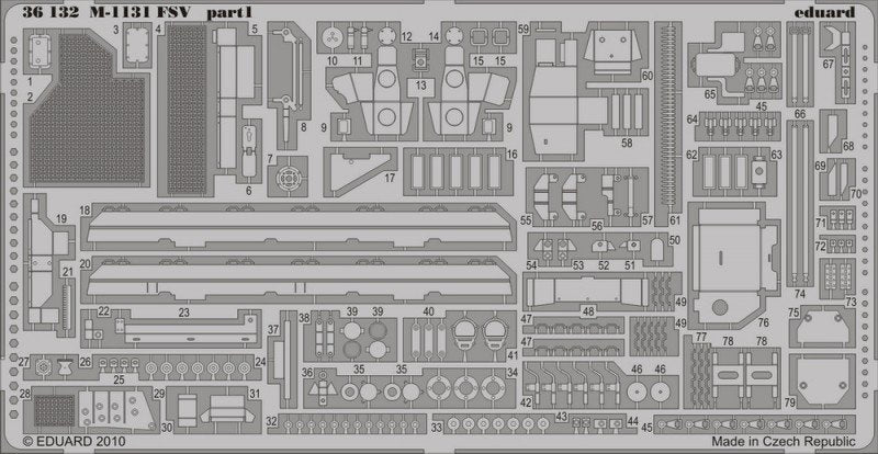 Eduard 36132 M-1131 FSV 1/35 Trumpeter