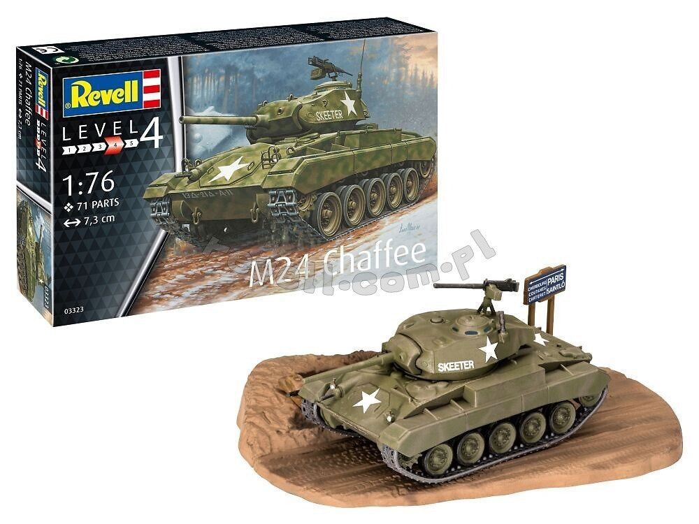 Revell 63323 M24 Chaffee - model set 1/76 – zdjęcie 2