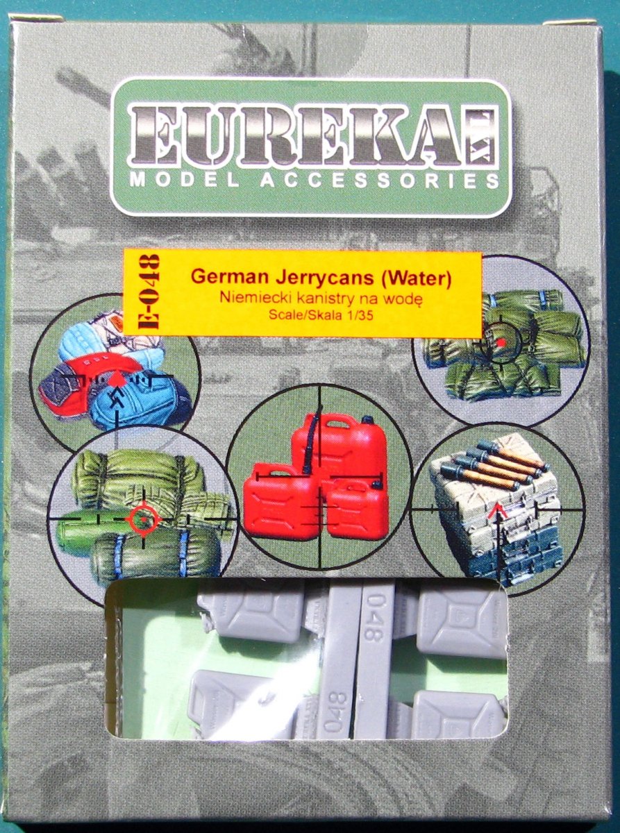 EUREKA XXL E-048 Jerricans d'eau allemands (4 pièces) 1/35