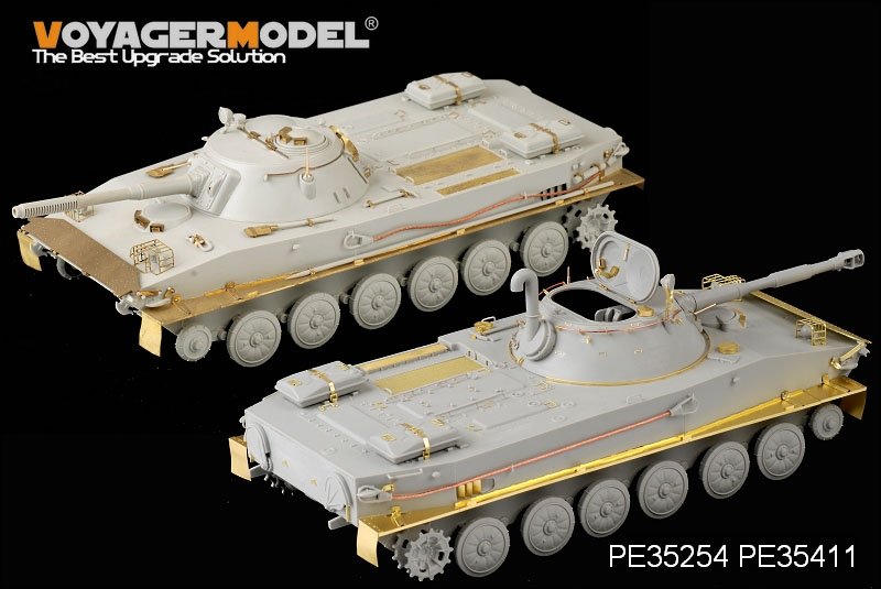 Maquette Voyager PE35411 Char amphibie russe PT-76B de la Seconde Guerre mondiale pour Trumpeter 00381 1/35 – image 11