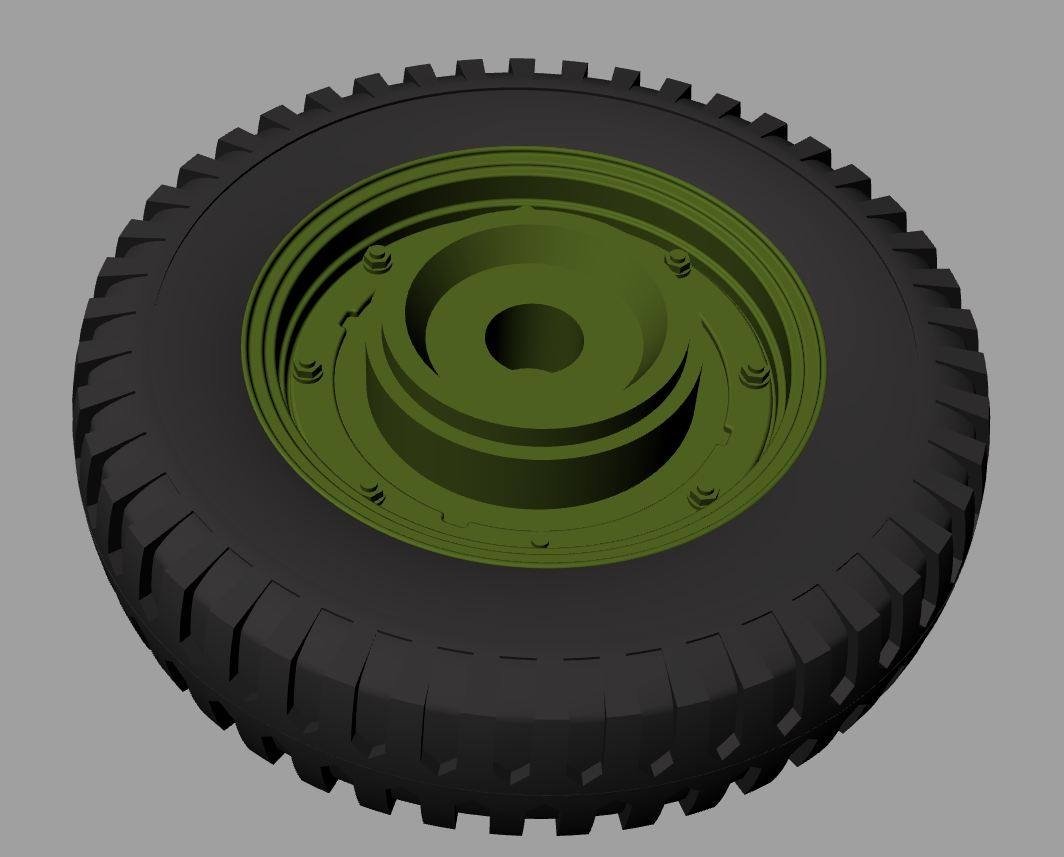 Roues de route Panzer Art RE35-528 Willys MB « Jeep » (Firestone) 1/35 – image 2